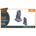 Clear Prop CPA72021 - 1/72 UH-2 A/B SEASPRITE resin exhaust P.E. + Resin parts