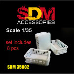SDM 35002 - 1/35 - Boxes (8 pcs). Acccessories for diorama