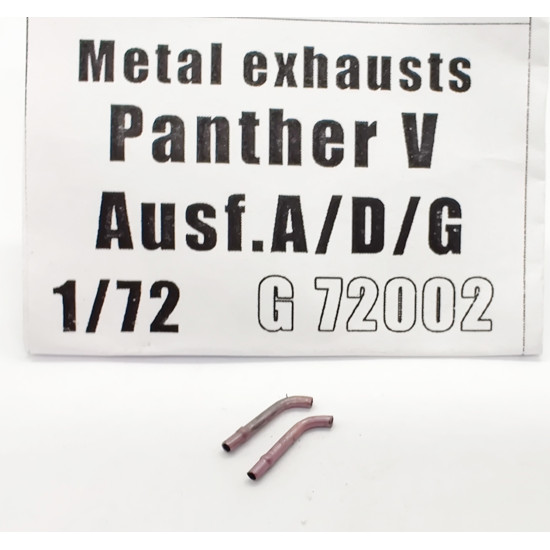 Mini Tank G72002 - 1/72 - Metal exhaust for Panther V Ausf.A/D/G