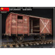 Miniart 39002- 1/35 - RUSSIAN IMPERIAL RAILWAY COVERED WAGON 182 mm