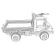 ACE 72450 - 1/72 - UNIMOG U1300L military 2t truck (4x4) 76 mm