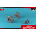 Armory AW48320 - 1/48 - F-111 Aardvark late type wheels w/ weighted tires