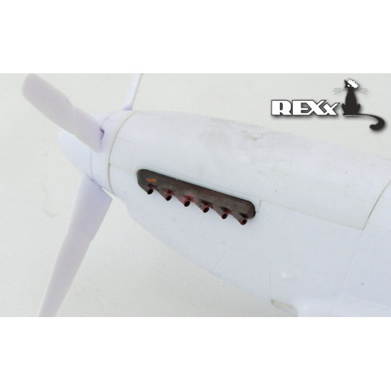 Accessories for P-51B,C,D with fairing 1/48 ReXx-48012 Branch pipe designed to be used with brand ICM, Tamiya kit