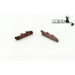 Exhaust Pipes for Hurricane Mk.I Airplane Old Tool Airfix 1/48 REXx 48016 Branch Pipes