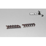 Exhaust Pipes for Bf 109E high det. Airplane Univers. 1/48 REXx 48024 Branch Pipes