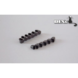 Exhaust Pipes for Ilyushin Il-2 Airplane Tamiya 1/48 REXx 48031 Branch Pipes