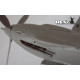 Exhaust Pipes for LaGG-3 Series 1-23 Airplane Univers. 1/48 REXx 48034 Branch Pipes
