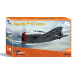 Dora Wings 48029 - 1/48 Scale - Republic P-43 Lancer. Plastic Model Kit