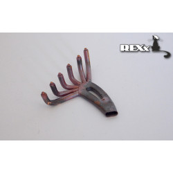 Exhaust Pipes for Rumpler C.IV Short exh. Airplane WingnutWings 1/32 REXx 32010 Branch Pipes