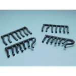 Exhaust Pipes for B-25 Mitchell Airplane HK Models 1/32 REXx 32034 Branch Pipes