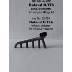 Exhaust Pipes for Roland D.Vib Airplane WingnutWings 1/32 REXx 32059 Branch Pipes