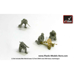 RESIN Soviet Machinegun team (WWII) - with DShK mod.1938 1/72 Armory F7210a