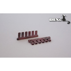 Exhaust Pipes for Heinkel He 70 Airplane ICM 1/72 REXx 72027 Branch Pipes
