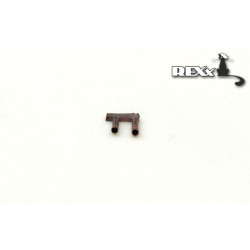 Exhaust Pipes for T-34, SU-85/100/122 Tank univers. 1/72 REXx 17201 Branch Pipes