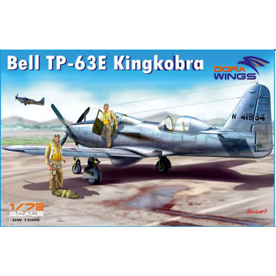 Dora Wings 72006 Bell TP-63E Kingcobra (Two seat) plastic model kit, scale 1/72