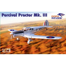 Dora Wings DW72014 Percival Proctor Mk.III plastic model kit, scale 1/72