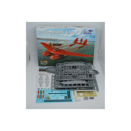 Dora Wings DW72015 Savoia-Marchetti S.55 Record flights plastic model kit, scale 1/72