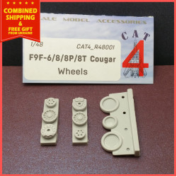  CAT4 R48001 - 1/48 F9F-6/8/8P/8T  Cougar wheels