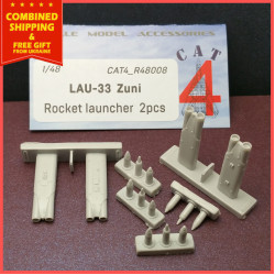 CAT4 R48008 - 1/48 US LAU-33 Zuni rocket launcher Resin set 2pcs