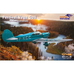 Dora Wings DW 48015 Percival Vega Gull (civil registration) plastic model kit, scale 1/48