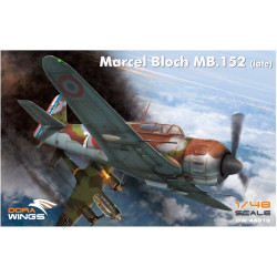 Dora Wings DW 48019 Bloch MB.152C.1 plastic model kit, scale 1/48