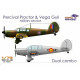 Dora Wings DW7202D Percival Proctor Vega Gull 2 in 1 plastic model kit, scale 1/72