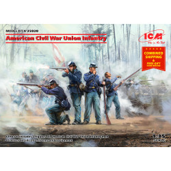 ICM 35020 - 1/35 - American Civil War Union Infantry Scale model kit