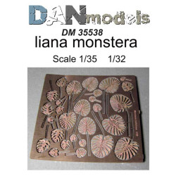 Dan Models 35538 - 1/35, 1/32 Photo-etched set liana monstera, New in Box