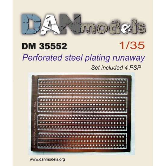 Dan Models 35552 - 1/35, Perforated steel airfield slabs (4 pcs.) scale set