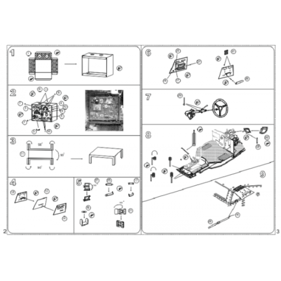 Vmodels 35014 - 1/35 - Photo-etched Panhard (interior) for ICM