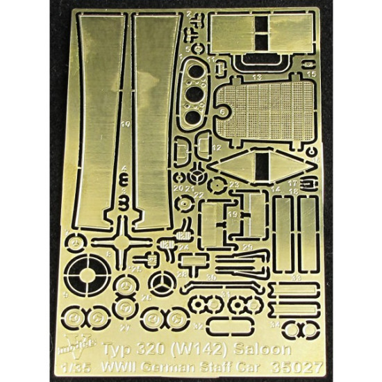 Vmodels 35027 - 1/35 - Photo-etched for Mercedes-benz typ 320 (W142)