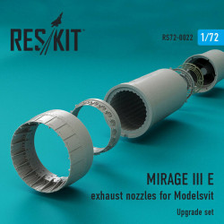 Reskit RSU72-0022 - 1/72 Mirage III E exhaust nozzles for Modelsvit