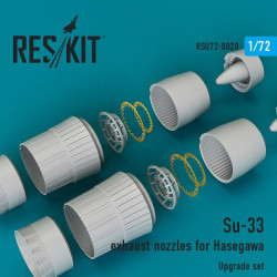 Reskit RSU72-0020 - 1/72 - Su-33 exhaust nozzles for Hasegawa Upgrade set