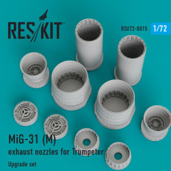 Reskit RSU72-0015 - 1/72 - MiG-31 (M) exhaust nozzles for Trumpeter Upgrade set