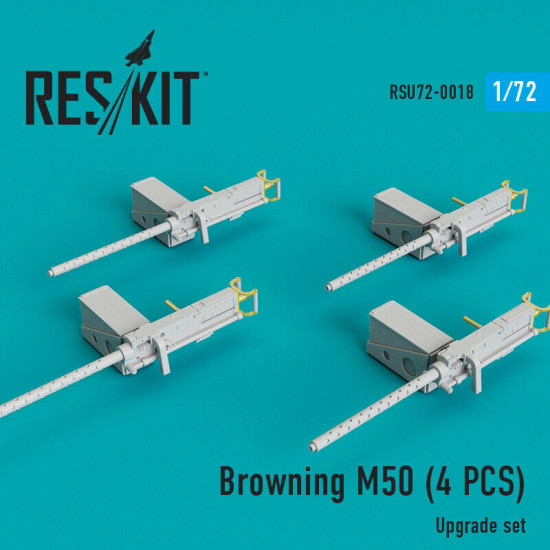 Reskit RSU72-0018 - 1/72 - Browning M50 (4 pcs) Upgrade set