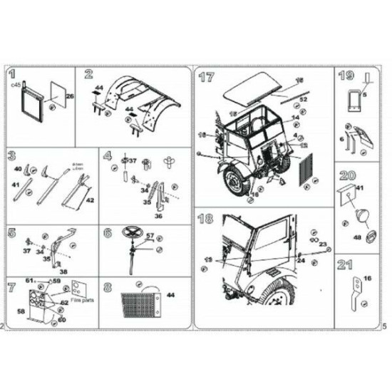 Vmodels 35043 - 1/35 - Photo-etched set model W.O.T. 8 WWII British truck