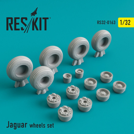 Reskit RS32-0163 - 1/32 Sepecat Jaguar wheels set, scale model detail kit