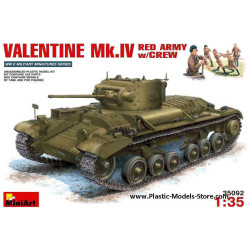 VALENTINE Mk IV RED ARMY w/CREW 1/35 Miniart 35092