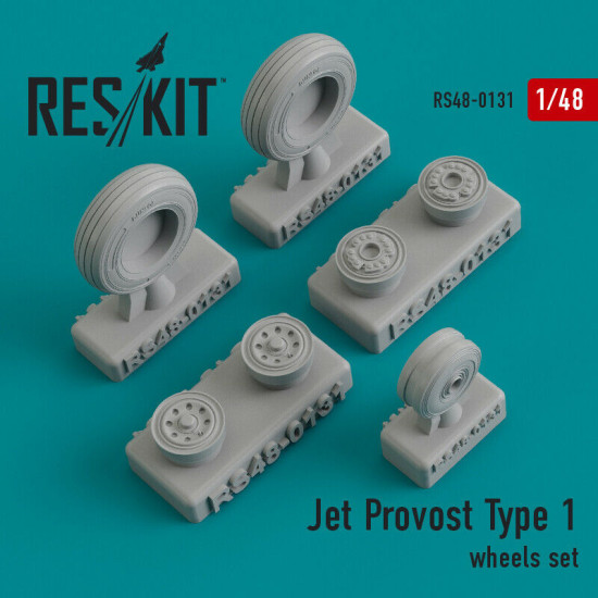 Reskit RS48-0131 - 1/48 - Wheels set for Jet Provost Type 1 Resin Detail