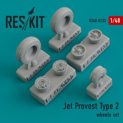 Reskit RS48-0132 - 1/48 - Wheels set for Jet Provost Type 2 Resin Detail