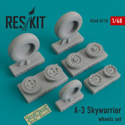 Reskit RS48-0170 - 1/48 – Wheels set for A-3 Skywarrior Resin Detail