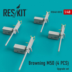 Reskit RSU48-0010 - 1/48 - Browning M50 (4 pcs) Upgrade set scale