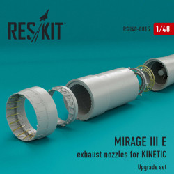 Reskit RSU48-0015 - 1/48 – MIRAGE III E exhaust nozzles KINETIC Upgrade