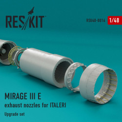 Reskit RSU48-0016 - 1/48 MIRAGE III E exhaust nozzles ITALERI Upgrade