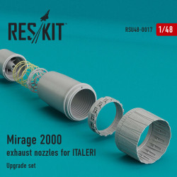 Reskit RSU48-0017 - 1/48 Mirage 2000 exhaust nozzles ITALERI / KINETIC Upgrade