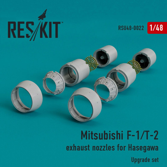 Reskit RSU48-0022 - 1/48 Mitsubishi F-1/T-2 exhaust nozzles for Hasegawa