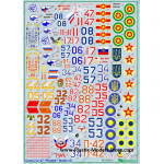 Sukhoi Su-27 part 2 decals 1/48 BEGEMOT 48005