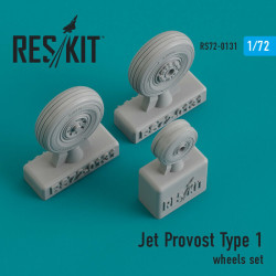 Reskit RS72-0131 - 1/72 - Resin wheels set for Jet Provost Type 1 Resin Detail