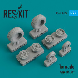 Reskit RS72-0167 - 1/72 - Resin wheels set for Tornado Resin Detail