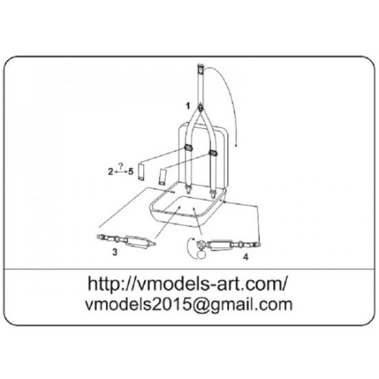 Vmodels 48006 - 1/48 - Photo-etched Seatbelts RAF WWII (late series)